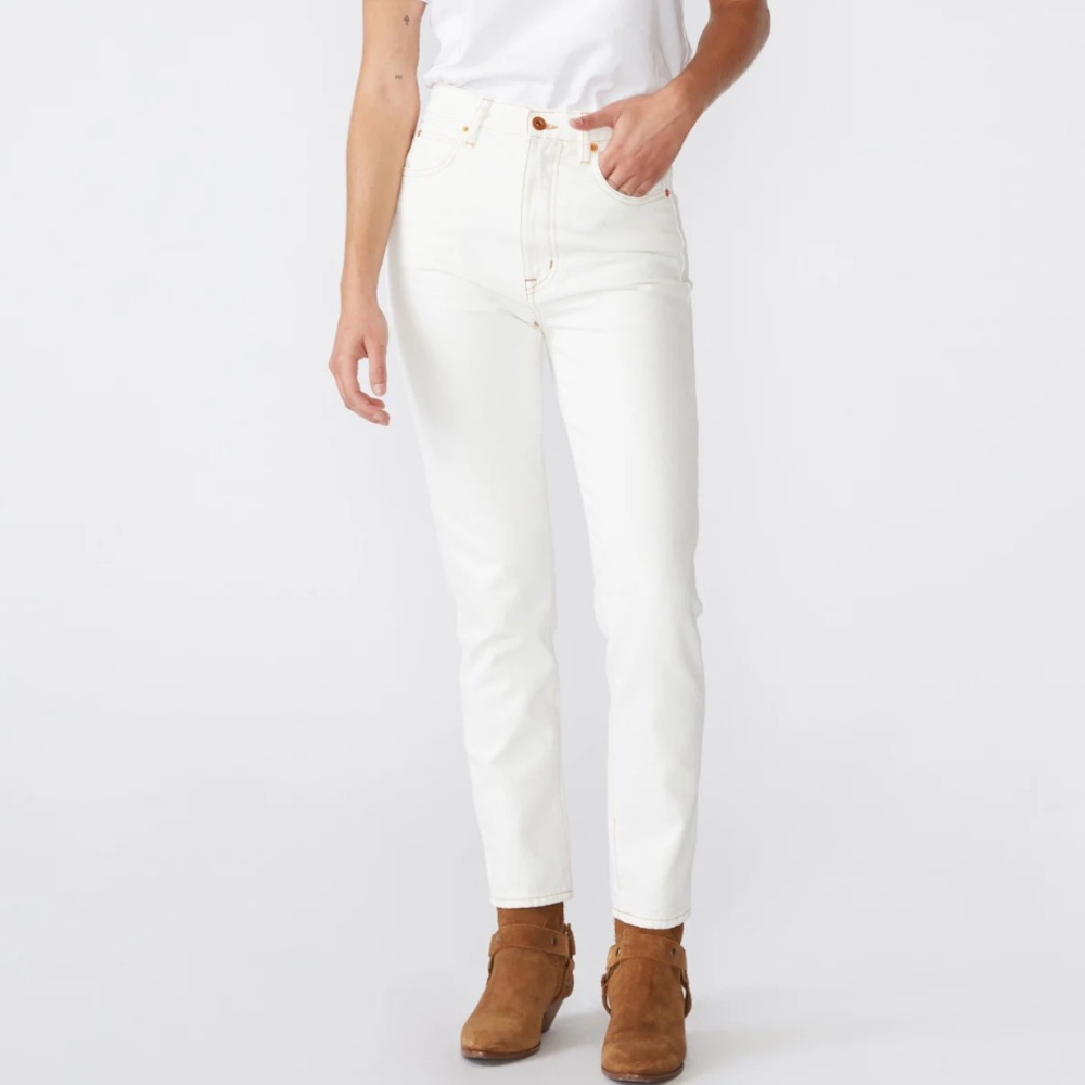 SLVRLAKE BEATNIK ANKLE IVORY 27